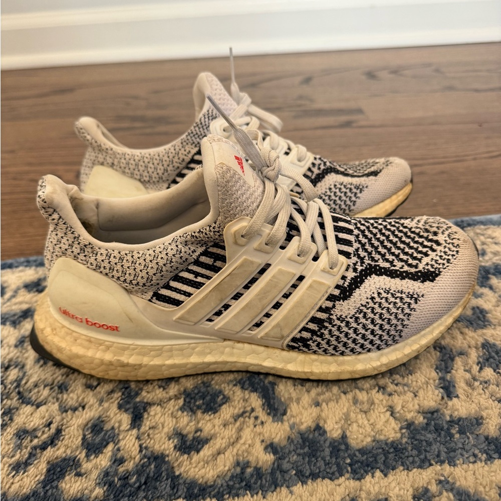 Adidas Knit Sneakers in Black and White